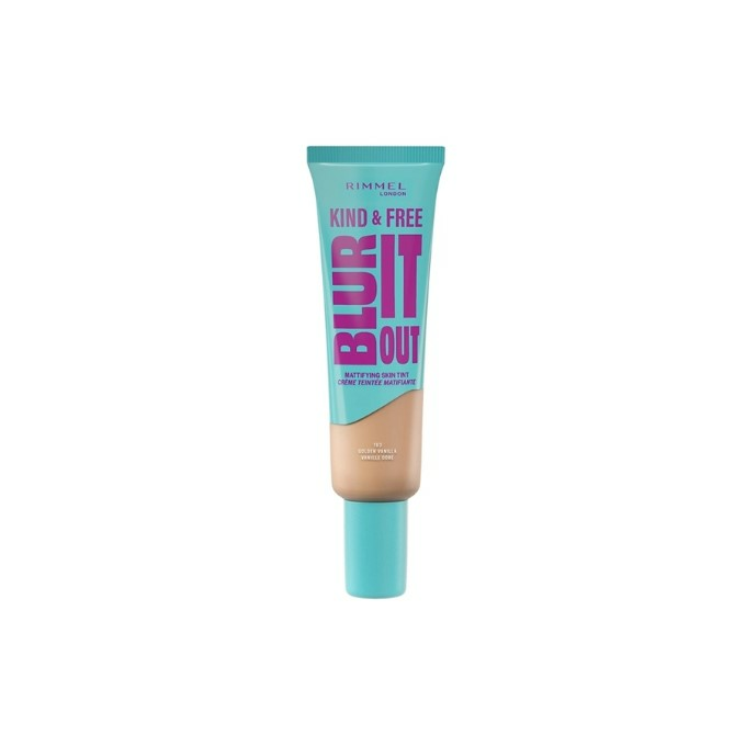 Rimmel London Kind & Free BLUR IT OUT Foundation – Mattierend, 163 Golden Vanilla, 30 Ml